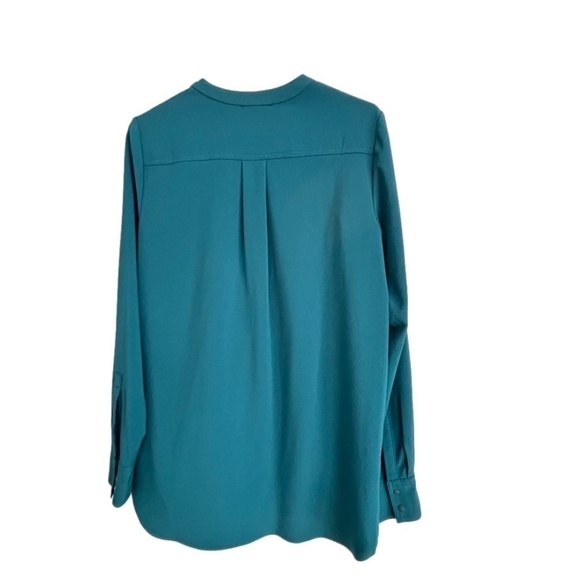 Beautiful half zip pullover Hillary Radley tunic length blouse size M - Picture 3 of 11